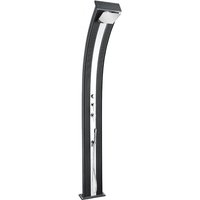 Dada Curve Hybrid Außendusche 40 Liter Solar Gartendusche Aluminium gebürstet - Formidra von FORMIDRA