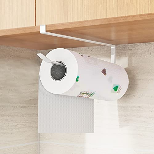 FORMIZON Küchenrollenhalter Ohne Bohren, Küchenpapierhalter Wandmontage Papier Handtuch Rollenhalter, Wandmontage Papierrollenhalter für Küche Badezimmer Aufbewahrung & Organisation (Weiß) von FORMIZON