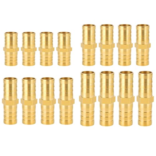 16 Stück Stecker Widerhaken Schlauch Verbinder, FORMVERSITY Stk Messing Schlauch Anschluss Gerader Widerhaken Verbinder, Schlauchverbinder Set Kraftstoffleitung Verbinder, Schlauchverbinder 3/4 Zoll 16 Stück Stecker Widerhaken Schlauch Verbinder, FORMVERSITY Stk Messing Schlauch Anschluss Gerader Widerhaken Verbinder, Schlauchverbinder Set Kraftstoffleitung Verbinder, Schlauchverbinder 3/4 Zoll von FORMVERSITY