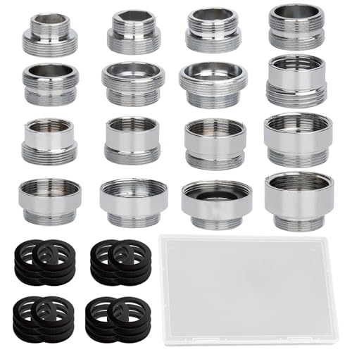 16 Wasseranschluss Adapter, FORMVERSITY Wasserhahnadapter m18 Auf m22, Adapter Wasserhahn Wasserhahnadapter mit Gewinde, Kit Reduzierstück Wasserhahn Aufsatz 16 Wasseranschluss Adapter, FORMVERSITY Wasserhahnadapter m18 Auf m22, Adapter Wasserhahn Wasserhahnadapter mit Gewinde, Kit Reduzierstück Wasserhahn Aufsatz von FORMVERSITY