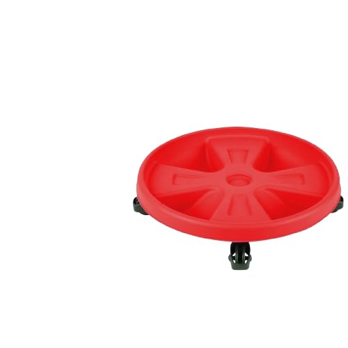 FORNOR 10891 Blumentopfständer Melrose mit rotem Rad von FORNOR