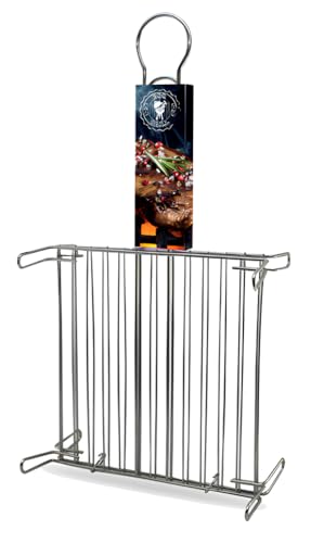 FORNOR 11265 Doppelter Stahlgrill mit Füßen 25 x 25 c von FORNOR