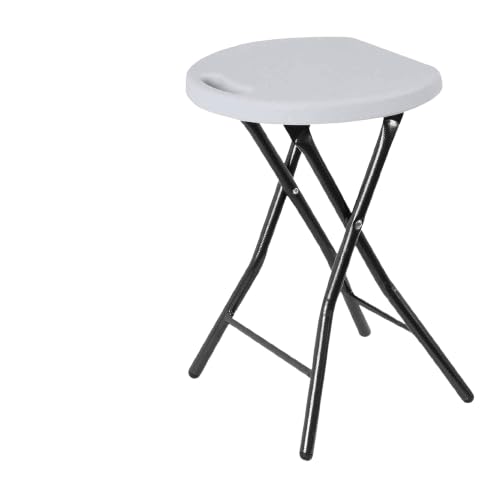 FORNOR 12313 Klapphocker, Weiß, 30 x 30 x 45 cm von FORNOR