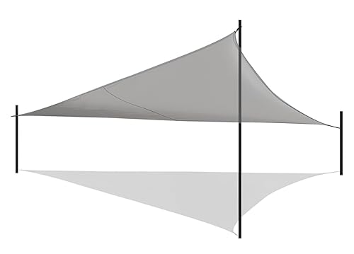 FORNOR 13883 Triangularer Abdeckungsbogen 4 x 4 x 4 m Grau + Säcke von FORNOR