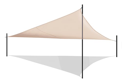 FORNOR 15820 Triangularer Teppich 2 x 2 x 2 m Beige + Bolzen von FORNOR