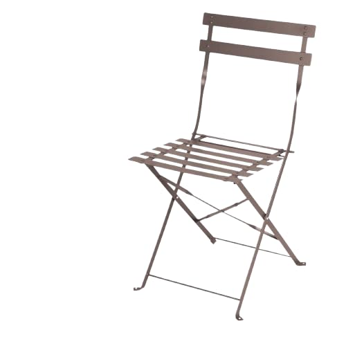 FORNOR 224929 Klappstuhl Java, 42 x 46 x 80 cm, Taupe von FORNOR