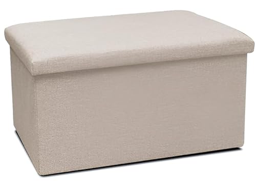 FORNOR 42009 - Ottoman Polyester Creme 76 x 38 x 3 cm von FORNOR
