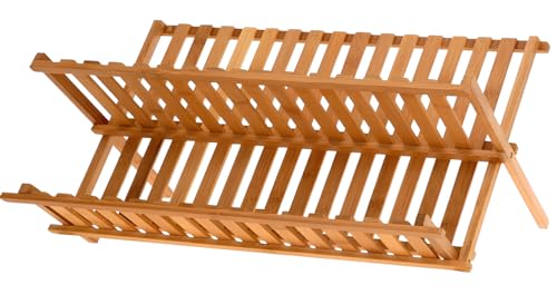 FORNOR 85337 ABTROPFGESTELL AUS Bambus 48 x 30 x 30 cm von FORNOR