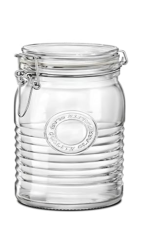 FORNOR 87064 Bocal en verre Couvercle Clip 0,7 L Diam 10,2 x 14,5 cm von FORNOR
