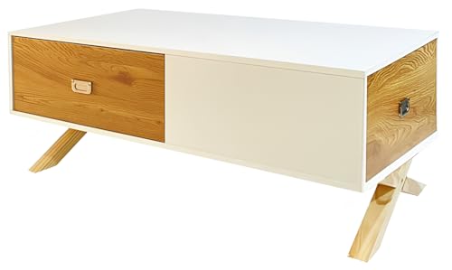 FORNOR 78035 Kaffeetisch Milo 110 x 60 x 60 x 45 cm von FORNOR