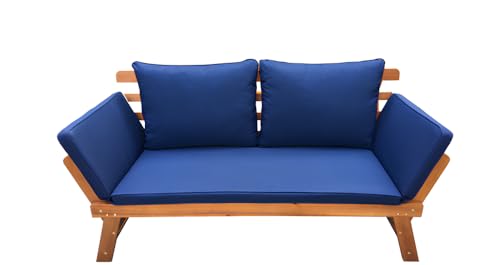 FORNOR 19694 Holz-Schlafsofa mit Kissen 159-190 cm von FORNOR