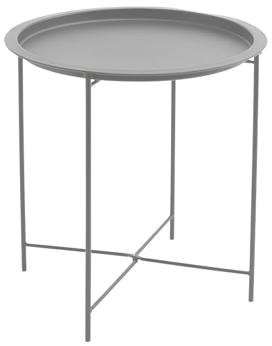 FORNOR 10283 Tisch Metallisch Anthrazit, Ø 47 x 51 cm von FORNOR