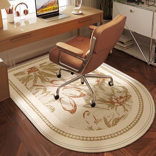 FORRTY Bodenschutzmatte Für Holzboden, Bogenförmige Stuhlmatte Für Drehstuhl, Schutzteppich Für Boden, Leise Matte Unter Tisch, Waschbarer Rutschfester Teppich Für Büro Zuhause(Patterns13,120X160CM) FORRTY Bodenschutzmatte Für Holzboden, Bogenförmige Stuhlmatte Für Drehstuhl, Schutzteppich Für Boden, Leise Matte Unter Tisch, Waschbarer Rutschfester Teppich Für Büro Zuhause(Patterns13,120X160CM) von FORRTY
