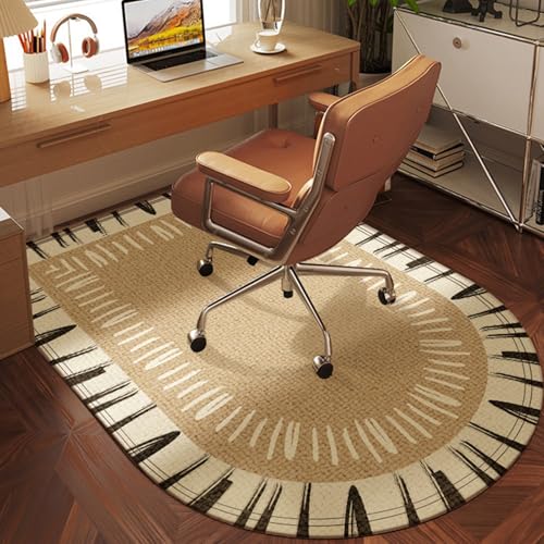 FORRTY Bodenschutzmatte Für Holzboden, Bogenförmige Stuhlmatte Für Drehstuhl, Schutzteppich Für Boden, Leise Matte Unter Tisch, Waschbarer Rutschfester Teppich Für Büro Zuhause(Patterns6,100X180CM) FORRTY Bodenschutzmatte Für Holzboden, Bogenförmige Stuhlmatte Für Drehstuhl, Schutzteppich Für Boden, Leise Matte Unter Tisch, Waschbarer Rutschfester Teppich Für Büro Zuhause(Patterns6,100X180CM) von FORRTY