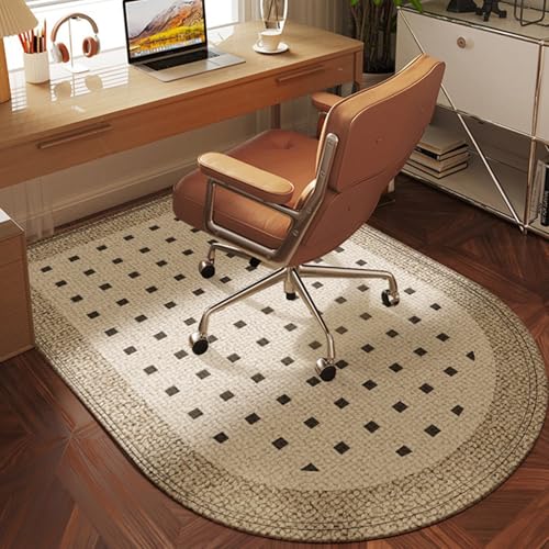 FORRTY Bodenschutzmatte Für Holzboden, Bogenförmige Stuhlmatte Für Drehstuhl, Schutzteppich Für Boden, Leise Matte Unter Tisch, Waschbarer Rutschfester Teppich Für Büro Zuhause(Patterns9,120X160CM) FORRTY Bodenschutzmatte Für Holzboden, Bogenförmige Stuhlmatte Für Drehstuhl, Schutzteppich Für Boden, Leise Matte Unter Tisch, Waschbarer Rutschfester Teppich Für Büro Zuhause(Patterns9,120X160CM) von FORRTY