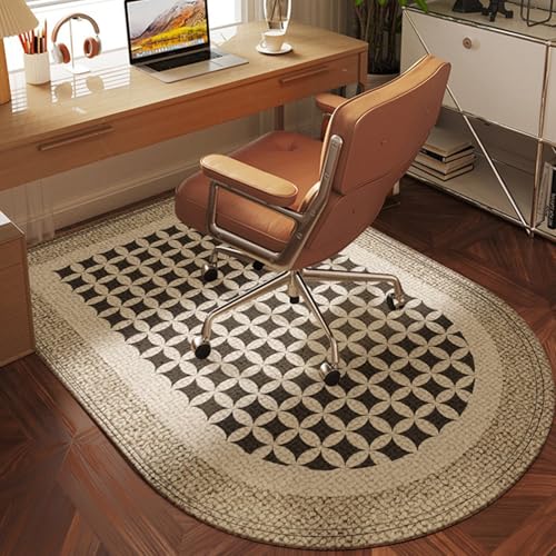 FORRTY Bodenschutzmatte Für Holzboden, Bogenförmige Stuhlmatte Für Drehstuhl, Schutzteppich Für Boden, Leise Matte Unter Tisch, Waschbarer Rutschfester Teppich Für Büro Zuhause(Patterns8,100X180CM) FORRTY Bodenschutzmatte Für Holzboden, Bogenförmige Stuhlmatte Für Drehstuhl, Schutzteppich Für Boden, Leise Matte Unter Tisch, Waschbarer Rutschfester Teppich Für Büro Zuhause(Patterns8,100X180CM) von FORRTY