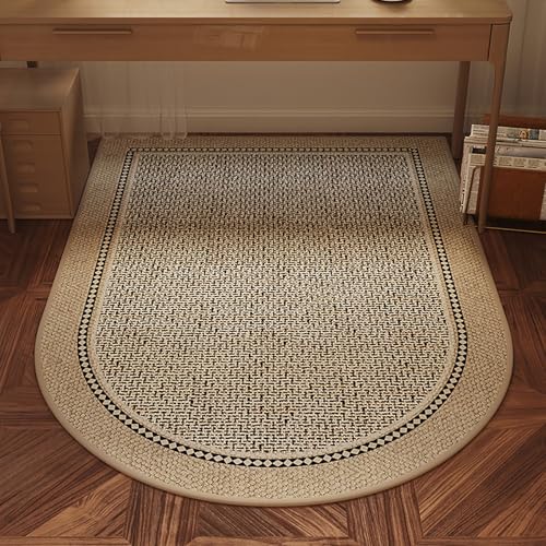 FORRTY Bodenschutzmatte Für Holzboden, Bogenförmige Stuhlmatte Für Drehstuhl, Schutzteppich Für Boden, Leise Matte Unter Tisch, Waschbarer Rutschfester Teppich Für Büro Zuhause(Patterns1,60X90CM) FORRTY Bodenschutzmatte Für Holzboden, Bogenförmige Stuhlmatte Für Drehstuhl, Schutzteppich Für Boden, Leise Matte Unter Tisch, Waschbarer Rutschfester Teppich Für Büro Zuhause(Patterns1,60X90CM) von FORRTY