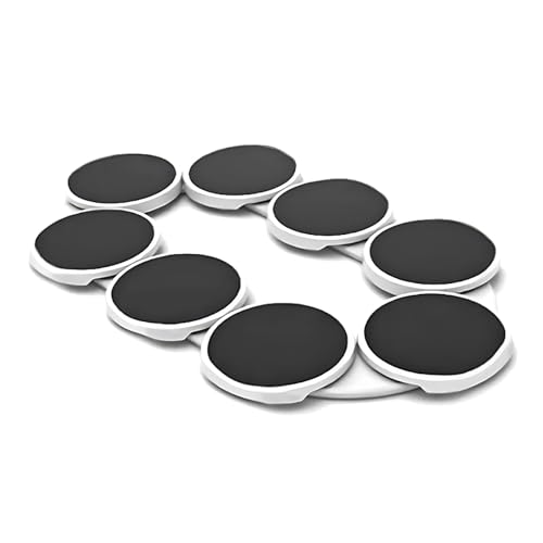 FORRTY Esstisch-Drehteller aus Lazy Susan, drehbares Serviertablett für den Tisch, Esstisch, drehbarer Essteller 360° drehbares Serviertablett für Esstisch, multifunktional, wiederverwendbar von FORRTY