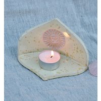 Ton Kerzenhalter Handgemachte Keramik Hexe Handwerk Om Altar Schrein Mini Tempel von FORSCHART