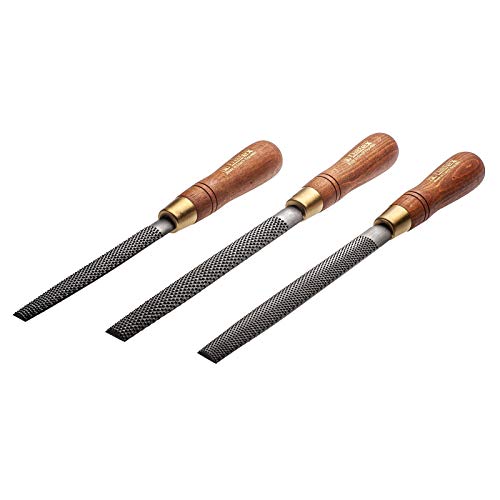 FORTE Tools Feile, Holzraspel, Halbrundfeile, 200 mm, Raspel für Holz, Holzfeile, Flachraspel von Narex