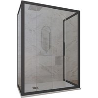 3-seitige Duschkabine 70x120x70 Klarglas Anthrazit Deco Trio 3-seitige Duschkabine 70x120x70 Klarglas Anthrazit Deco Trio von FORTE