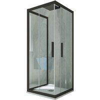 3-seitige Duschkabine 75x80x75 Klarglas Matt-Schwarz Kolors Trio 3-seitige Duschkabine 75x80x75 Klarglas Matt-Schwarz Kolors Trio von FORTE