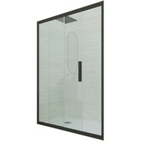 Duschtür gleittür pvc cm Klarglas Matt-Schwarz Deco Duschtür gleittür pvc cm Klarglas Matt-Schwarz Deco von FORTE