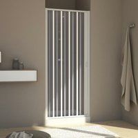 Idralite - Duschtür in pvc Faltduschtür h 185 mod. Aura Seitlich 70 cm von IDRALITE