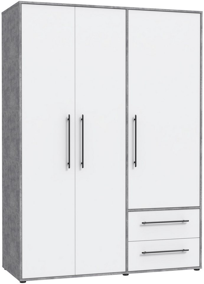 FORTE Drehtürenschrank Mokkaris, OTTOs Choice, TOPSELLER! 3 oder 4 Türen, zeitloses Design (B/H/T ca. 145x200x59cm oder 206x200x59cm) Schubladen + schwarze Stangengriffe, Made in Europe, viel Stauraum FORTE Drehtürenschrank Mokkaris, OTTOs Choice, TOPSELLER! 3 oder 4 Türen, zeitloses Design (B/H/T ca. 145x200x59cm oder 206x200x59cm) Schubladen + schwarze Stangengriffe, Made in Europe, viel Stauraum von FORTE