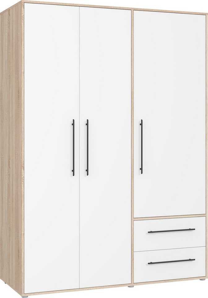 FORTE Drehtürenschrank Mokkaris, OTTOs Choice, TOPSELLER! 3 oder 4 Türen, zeitloses Design (B/H/T ca. 145x200x59cm oder 206x200x59cm) Schubladen + schwarze Stangengriffe, Made in Europe, viel Stauraum FORTE Drehtürenschrank Mokkaris, OTTOs Choice, TOPSELLER! 3 oder 4 Türen, zeitloses Design (B/H/T ca. 145x200x59cm oder 206x200x59cm) Schubladen + schwarze Stangengriffe, Made in Europe, viel Stauraum von FORTE