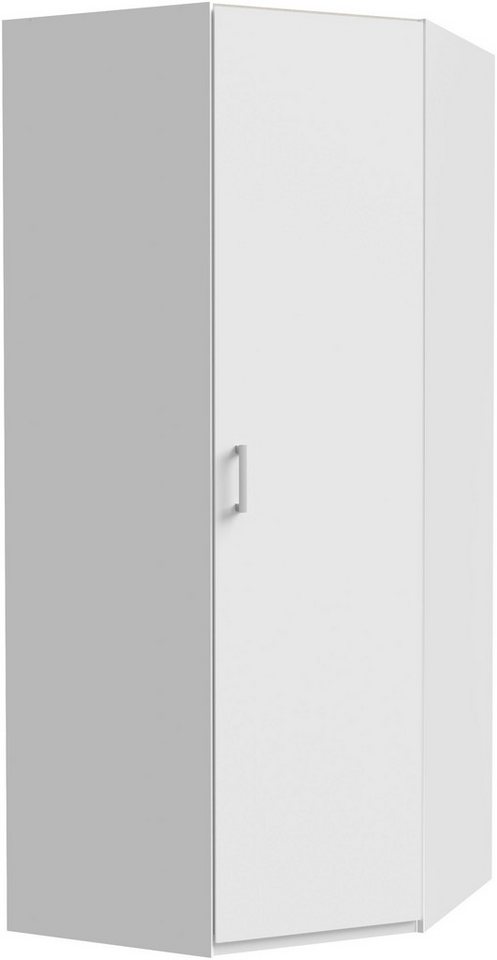 FORTE Eckkleiderschrank Eckkleiderschrank, Stauraum, Aufsatz optional bestellbar von FORTE