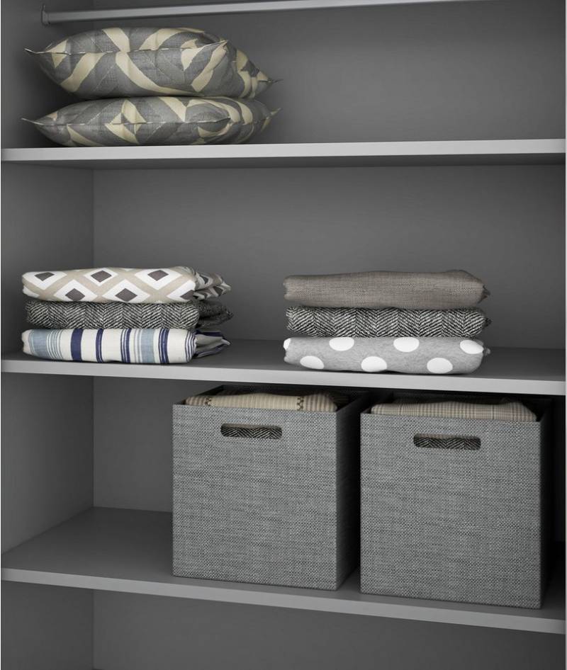 FORTE Einlegeboden KASHMIR (3 St), Einlegeböden 3er Set, Ergänzung zu 74094962, schafft Ablagefläche von FORTE