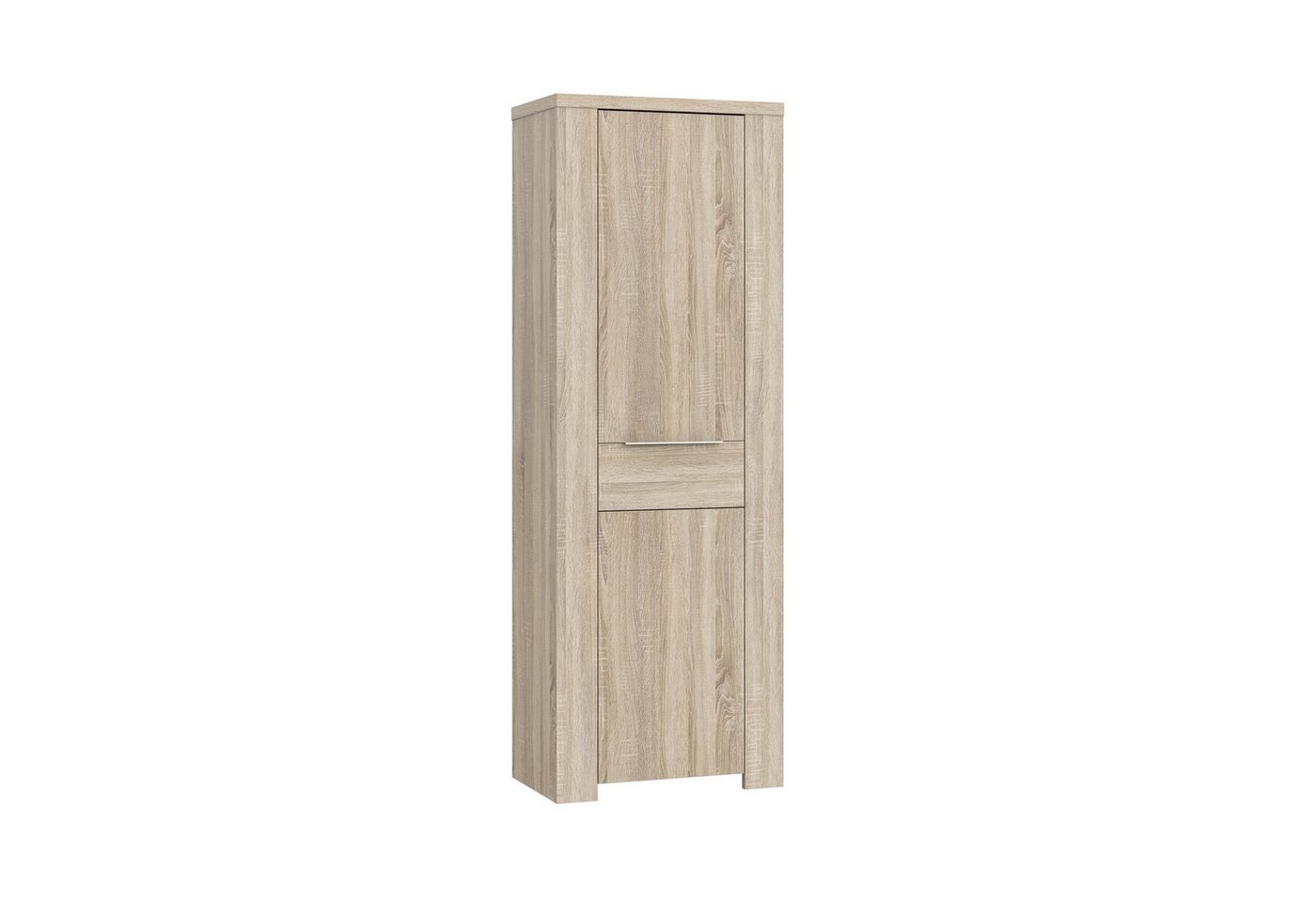 FORTE Garderobenschrank in Sonoma Eiche - 69,4x198,7x42cm (BxHxT) von FORTE