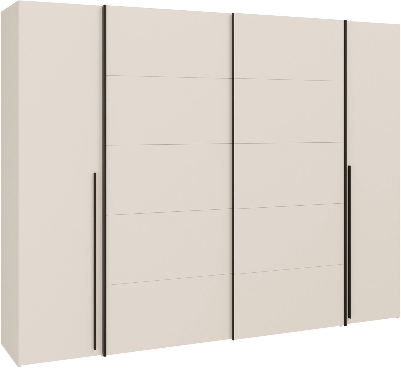 FORTE Dreh-/Schwebetürenschrank Narago, OTTOs Choice, TOPSELLER, mittlere Paneele farblich wechselbar (B/H/T ca. 270x210X61cm, Farbe Weiß auch mit Spiegeln erhältlich) gestalte die Schwebetüren einfarbig oder 2 farbig, Made in Europe FORTE Dreh-/Schwebetürenschrank Narago, OTTOs Choice, TOPSELLER, mittlere Paneele farblich wechselbar (B/H/T ca. 270x210X61cm, Farbe Weiß auch mit Spiegeln erhältlich) gestalte die Schwebetüren einfarbig oder 2 farbig, Made in Europe von FORTE