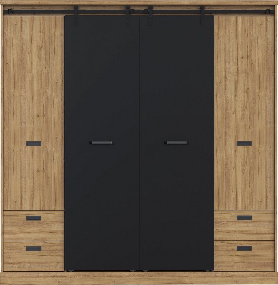 FORTE Kleiderschrank (B/H/T ca. 203,2x208,4x61 cm) FORTE Kleiderschrank (B/H/T ca. 203,2x208,4x61 cm) von FORTE