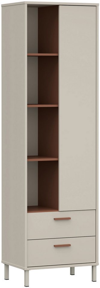 FORTE Mehrzweckregal Milles, Metallbeine, trendiges Dekor, Vollauszug B/H/T 58,9/201,6/41,5 FORTE Mehrzweckregal Milles, Metallbeine, trendiges Dekor, Vollauszug B/H/T 58,9/201,6/41,5 von FORTE