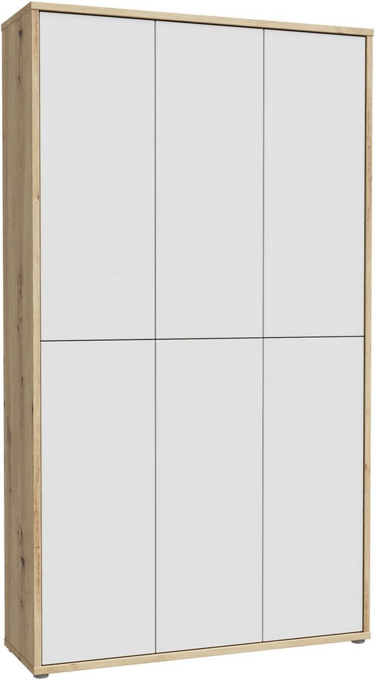FORTE Schuhschrank Alice Springs (B/H/T 109,2/191,9/34,9 cm) Stauraumschrank, Mehrzweckschrank, (B/H 109cm x 192cm), mit 16 Böden von FORTE