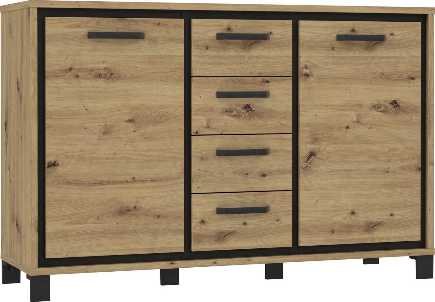 FORTE Sideboard, Breite 138 cm von FORTE