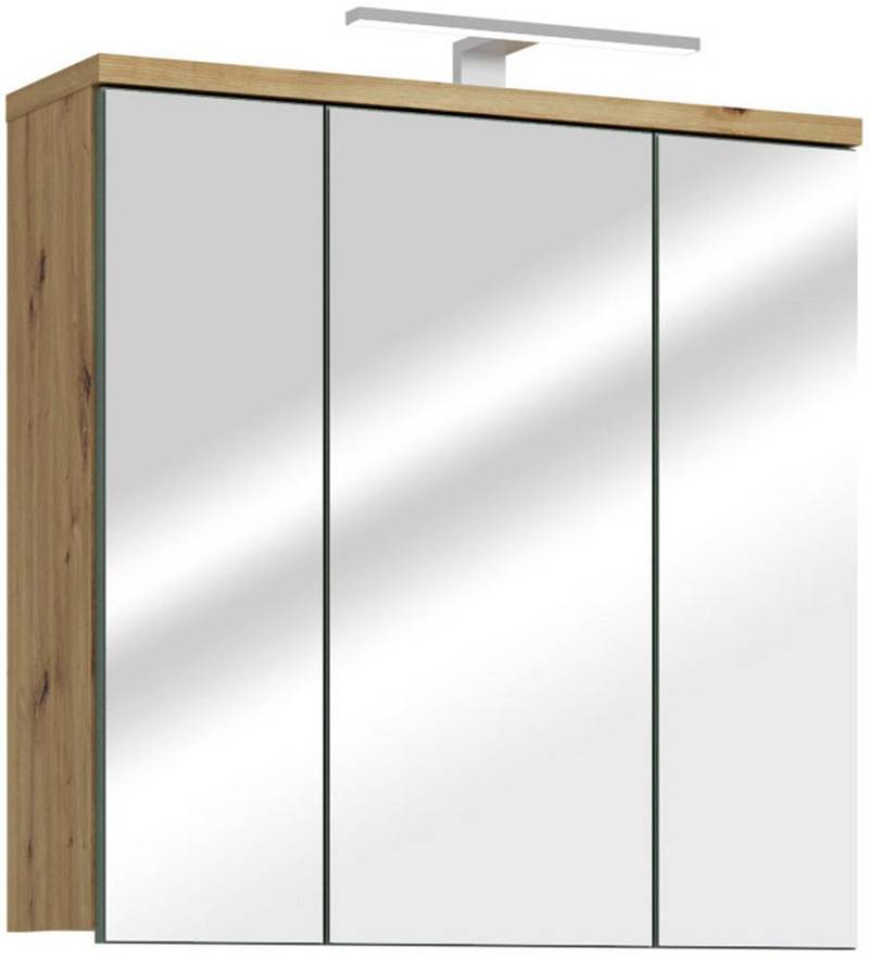FORTE Spiegelschrank Veris Spiegelhängeschrank, Beleuchtung, Stauraum von FORTE