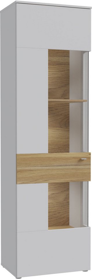 FORTE Vitrine Como Vitrine, Glastüre, LED Beleuchtung, Soft Close Linksanschlag von FORTE