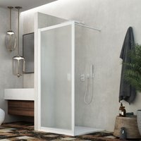 Acryl duschwand walk in 80 cm h 190 mod. Beatrix profile von FORTE