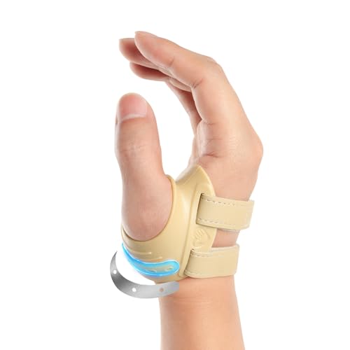 FORTEMOTUS Daumenbandage Rechts, Daumenorthese CMC Ortho mit Schiene zur Stabilisierung Daumensattelgelenk und Schmerzlinderung bei Rhizarthrose, Arthrose(Hautfarbe, M, 17.8-23 cm) von FORTEMOTUS