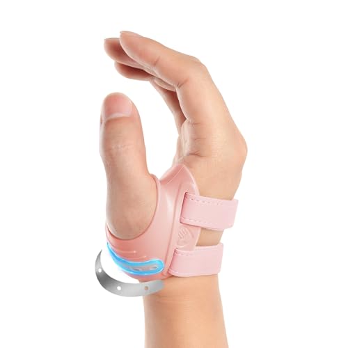 FORTEMOTUS Daumensattelgelenk Bandage Rechts, Daumenorthese CMC Ortho mit Schiene zur Stabilisierung Karpometakarpalgelenks und Schmerzlinderung bei Rhizarthrose, Arthrose(Rosa, S, 15-17.8 cm) von FORTEMOTUS