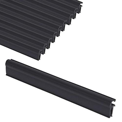 FORTENA Befestigungsclips Endclips 10 Stück, 19cm hoch, Klemmschienen für Zaun Sichtschutzstreifen – Anthrazit, idealer Sichtschutz für Gartenzaun, Doppelstabmattenzaun FORTENA Befestigungsclips Endclips 10 Stück, 19cm hoch, Klemmschienen für Zaun Sichtschutzstreifen – Anthrazit, idealer Sichtschutz für Gartenzaun, Doppelstabmattenzaun von FORTENA
