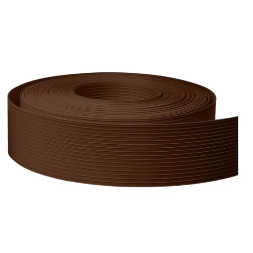 FORTENA Sichtschutzstreifen PP für Zäune Classice Line 4,75cm x 50m in fünf Farbe, Sichtschutzband mit Form Classic, optimaler Sichtschutz für Ihren Zaun (RAL 8011 (Braun)) von FORTENA