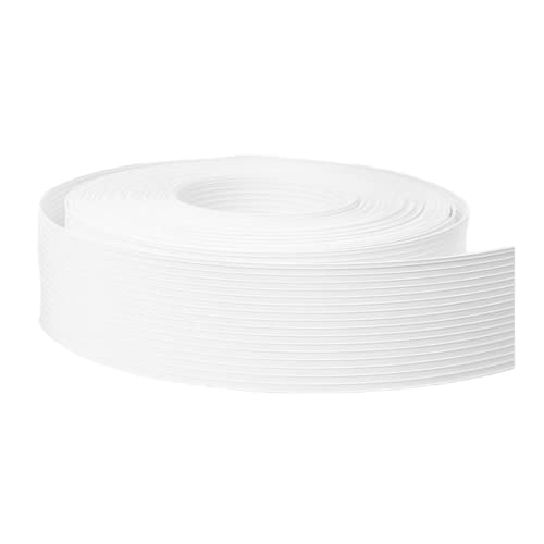FORTENA Sichtschutzstreifen PP für Zäune Classice Line 4,75cm x 50m in fünf Farbe, Sichtschutzband mit Form Classic, optimaler Sichtschutz für Ihren Zaun (RAL 9003 (Weiß)) von FORTENA