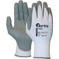 Fortis - Handschuh Fitter Foam,weiß-grau, Gr.8 von FORTIS