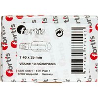 Bit zähhart 1/4' DIN3126 C6,3 T40x25mm 10er Pack Fortis von FORTIS