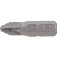 Bit zähhart 1/4' DIN3126 C6,3 PZ2x25mm 10er Pack Fortis Bit zähhart 1/4' DIN3126 C6,3 PZ2x25mm 10er Pack Fortis von FORTIS