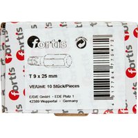 Bit zähhart 1/4' DIN3126 C6,3 T9x25mm 10er Pack Fortis von FORTIS